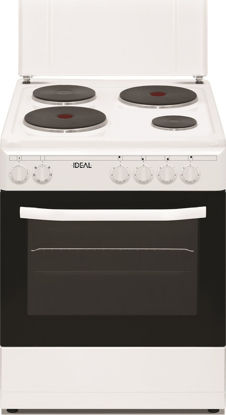 Εικόνα της Ideal IDCM 6060 ENW Κουζίνα με Εμαγιέ Εστίες 60cm